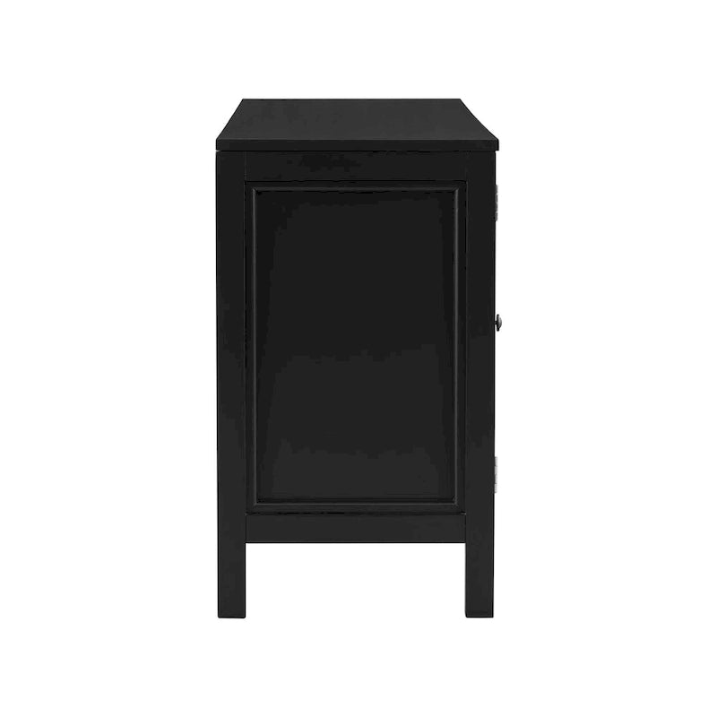 Sideboard mit geschwungenen Türen mit Wirbelmuster