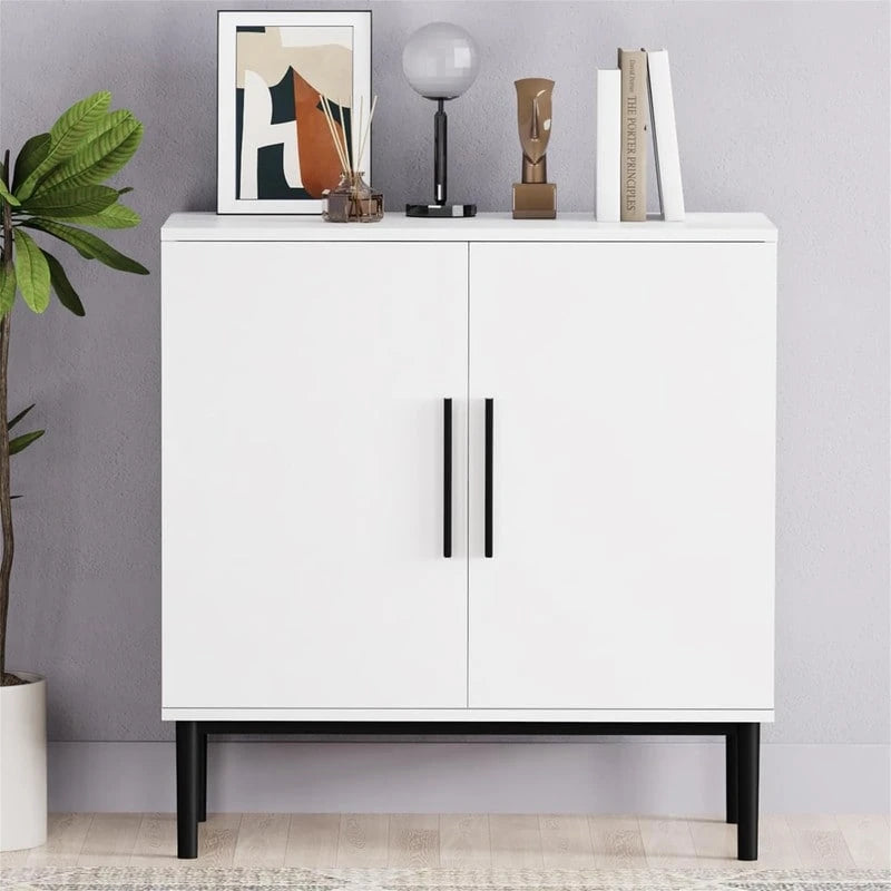 Modernes Buffet-Sideboard mit Marmormuster