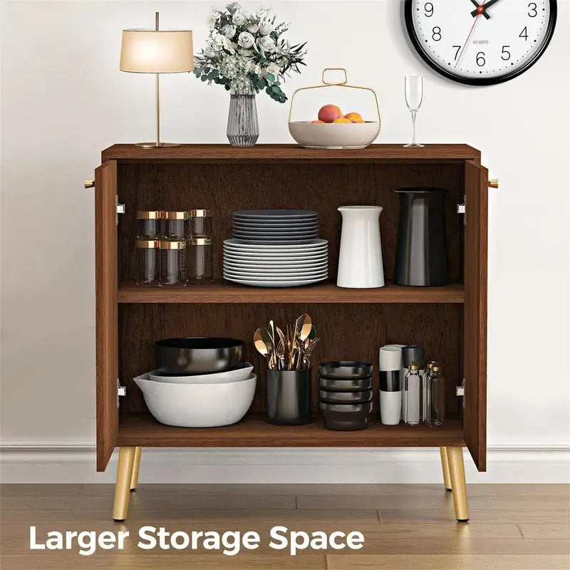 Modernes Buffet-Sideboard mit Marmormuster