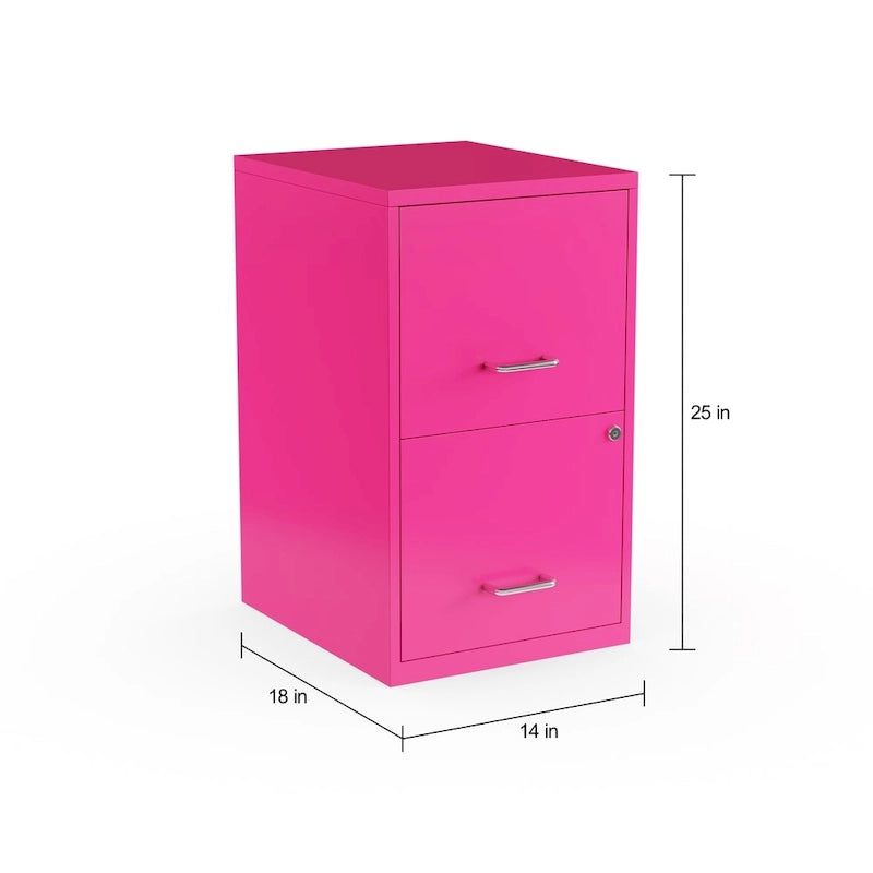 2-Schubladen-Aktenschrank für DIN A4-Ordner