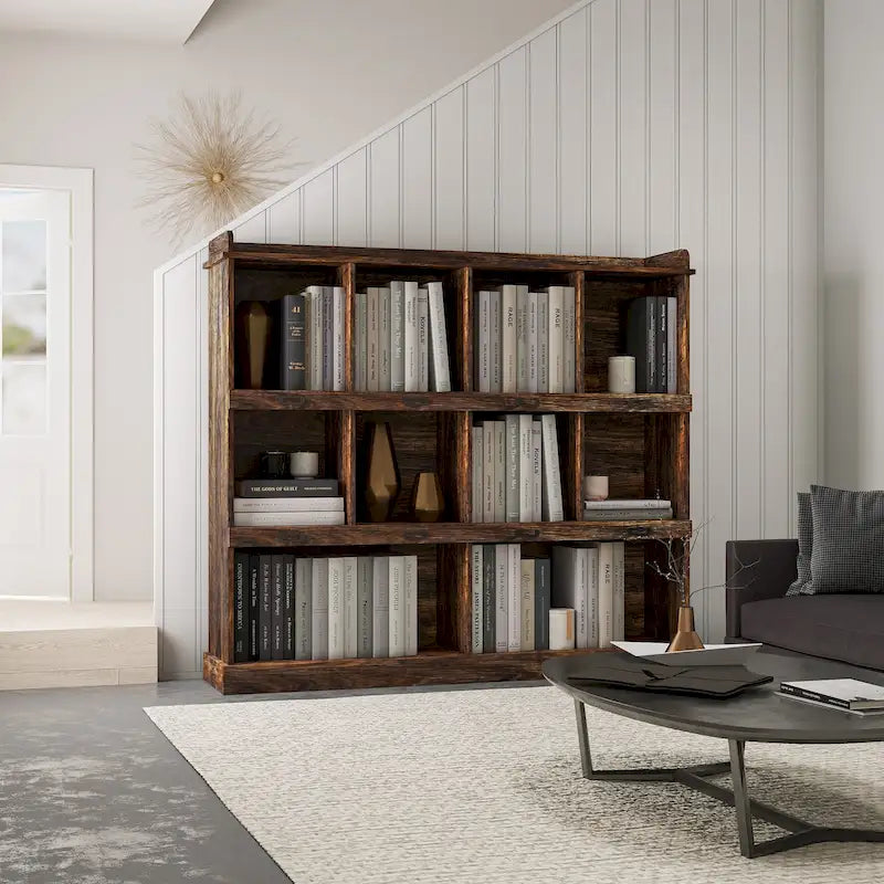 Bücherregal mit 10 Fächern