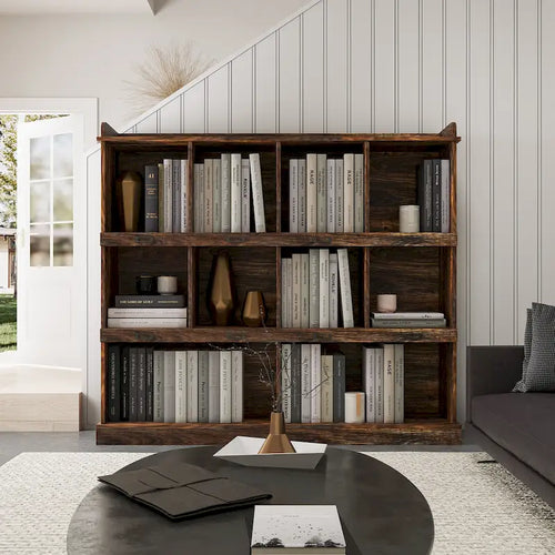Bücherregal mit 10 Fächern