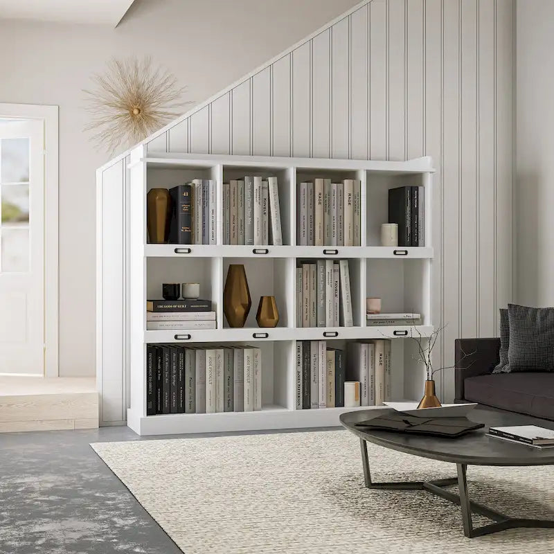Bücherregal mit 10 Fächern