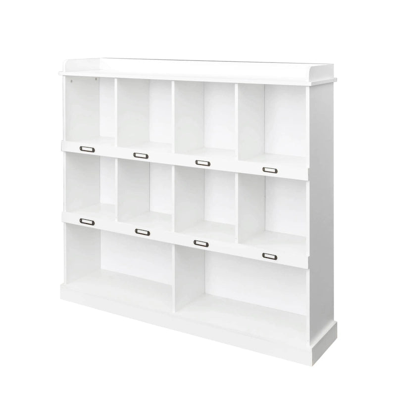 Bücherregal mit 10 Fächern