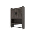 Badezimmerschrank mit Handtuchhalter & Papierhalter