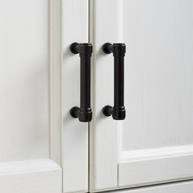 2-teiliges Vorratsschrank-Set mit Doppeltüren & Schublade – 47,5B x 15T x 67,75H
