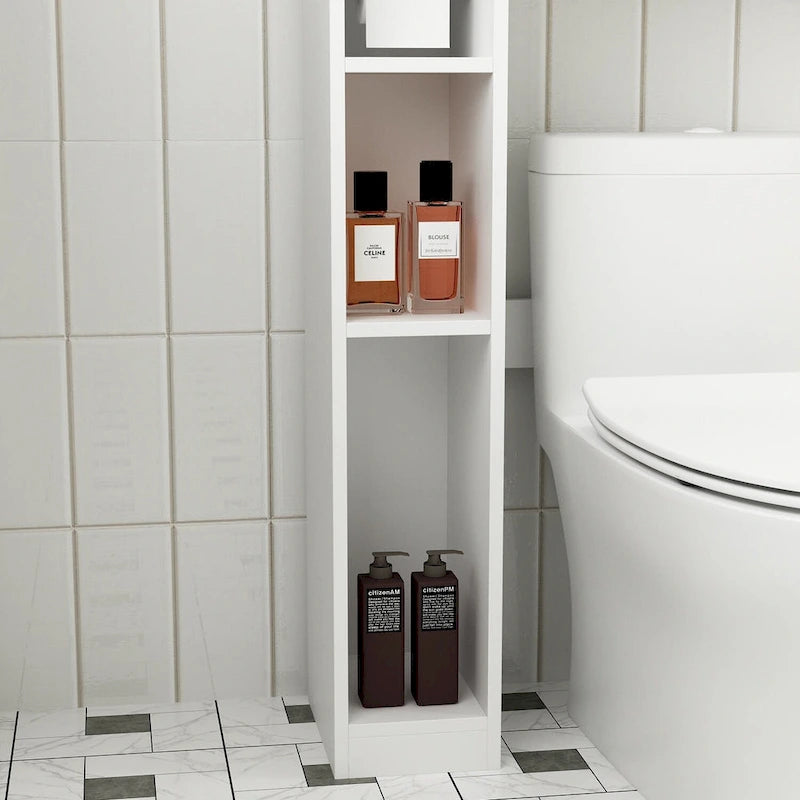 Wandschrank mit Doppeltür für über der Toilette