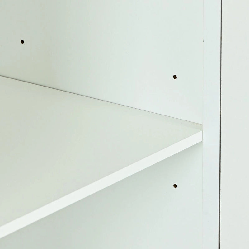 Vorrats-/Schrank mit Rattantüren und verstellbaren Einlegeböden