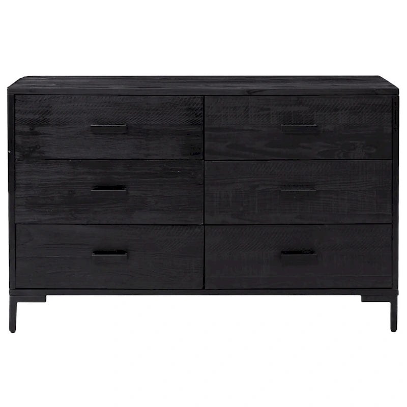 Sideboard Kaffeebar Anrichte mit Schubladen - Kiefer Massivholz 110x35x70 cm