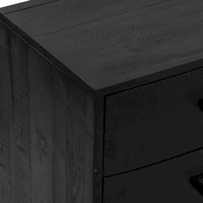 Sideboard Kaffeebar Anrichte mit Schubladen - Kiefer Massivholz 110x35x70 cm