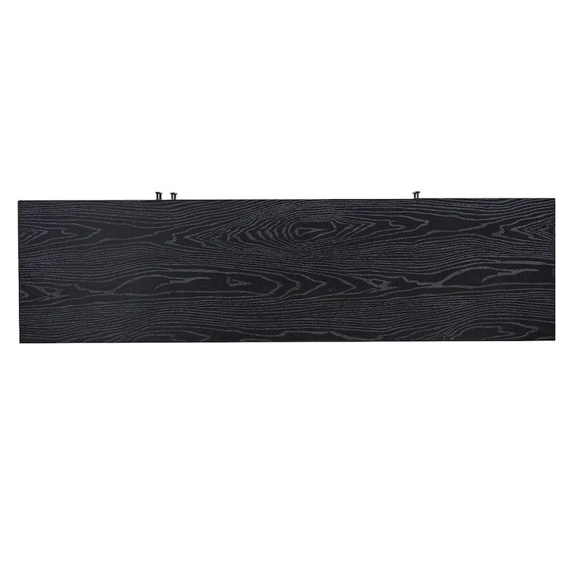 4-türiges Retro-Sideboard mit verstellbaren Einlegeböden