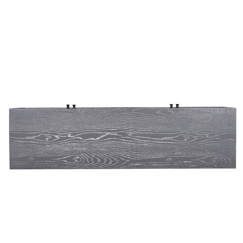 4-türiges Retro-Sideboard mit verstellbaren Einlegeböden