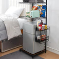 Magnetisches Kühlschrank-Auszugregal – Schwarz