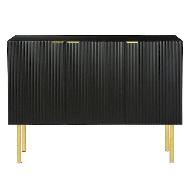 47 Wildeiche 3-türiges Sideboard