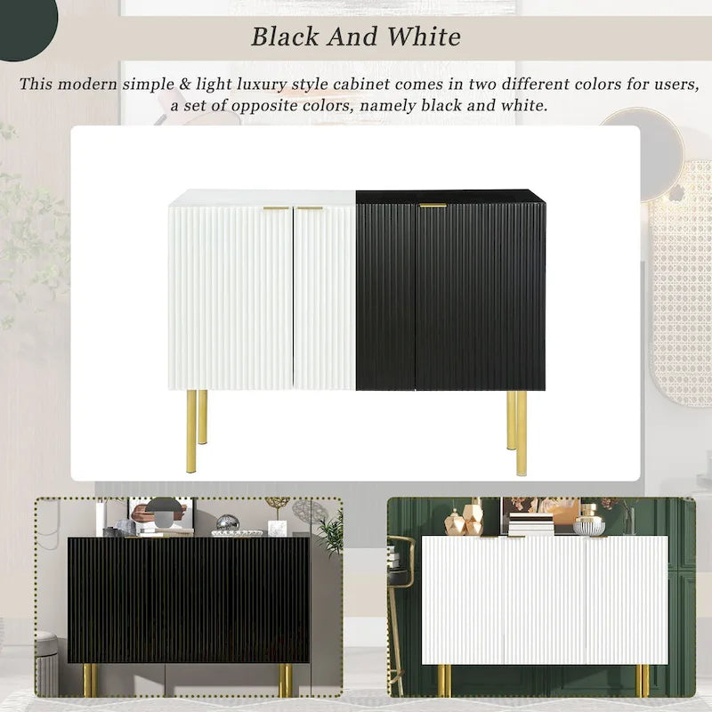 47 Wildeiche 3-türiges Sideboard