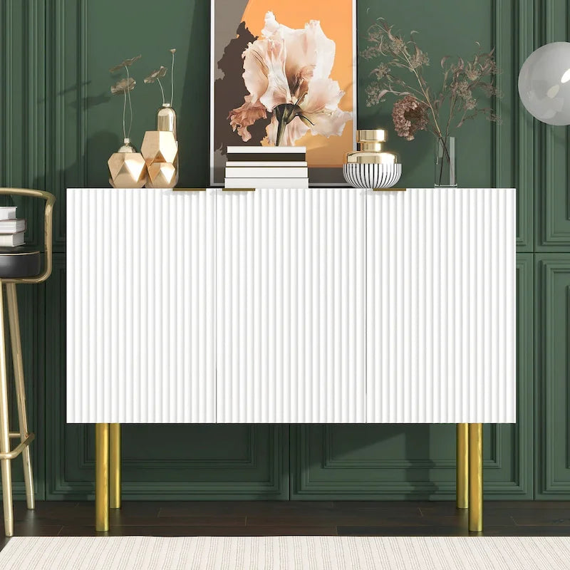 47 Wildeiche 3-türiges Sideboard
