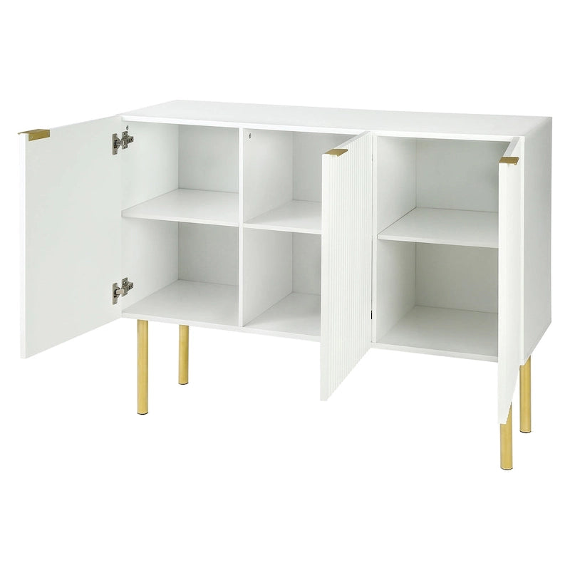 47 Wildeiche 3-türiges Sideboard