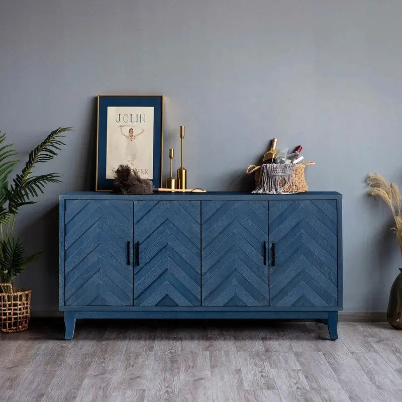 Lackiertes Sideboard im Vintage-Stil aus Holz