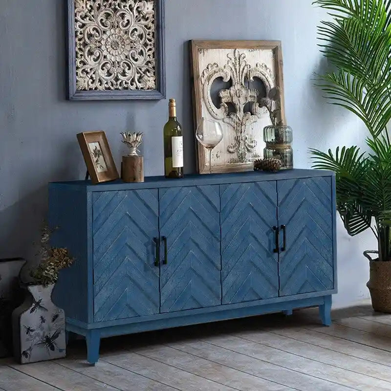 Lackiertes Sideboard im Vintage-Stil aus Holz