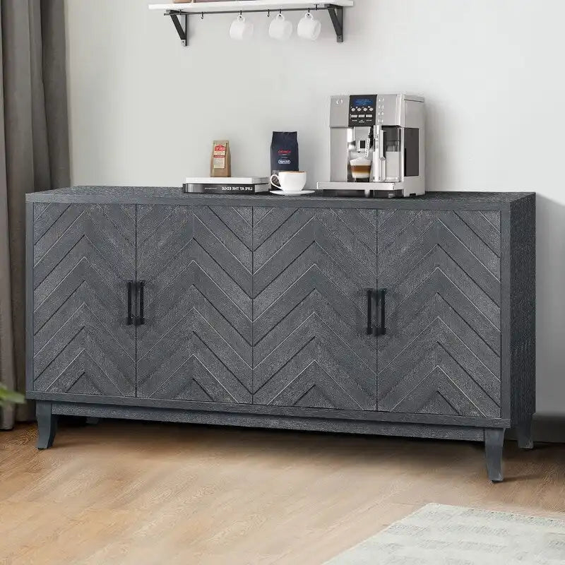 Lackiertes Sideboard im Vintage-Stil aus Holz