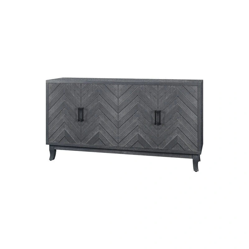 Lackiertes Sideboard im Vintage-Stil aus Holz