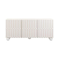 Taupefarbenes Sideboard mit 4 Schubladen und Soft-Close-Türen