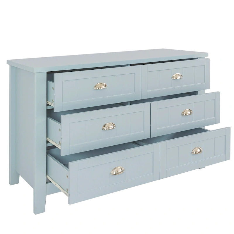 Barschrank Beistellschrank mit Muschelgriffen