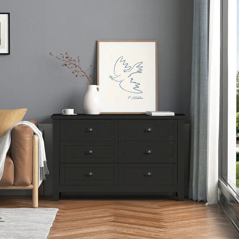 Barschrank Beistellschrank mit Muschelgriffen