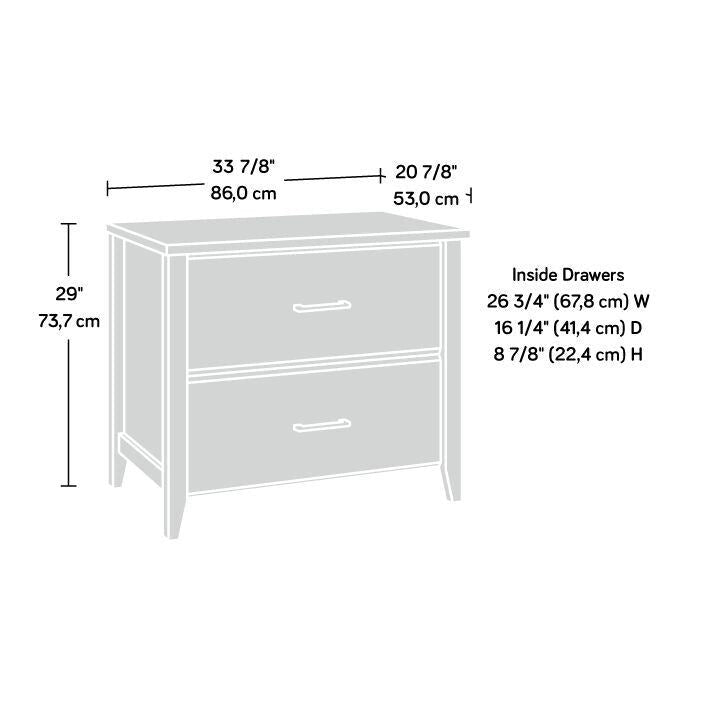 2-Schubladen-Aktenschrank – Kieselkiefer