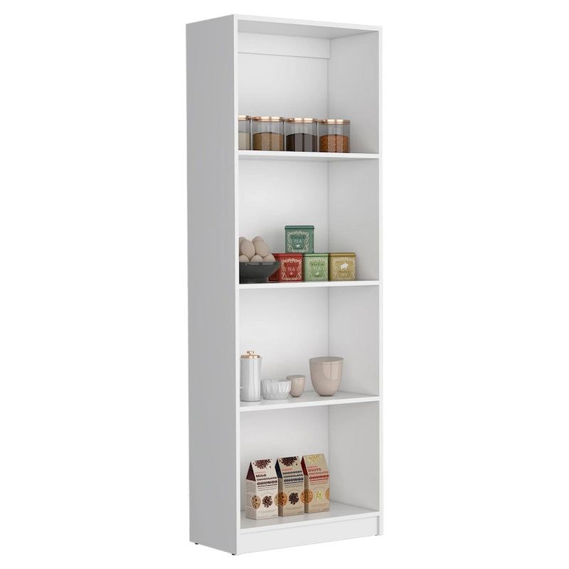 74" breites Bücherregal- und Schranksystem mit 5 Ablagen, 3er-Set
