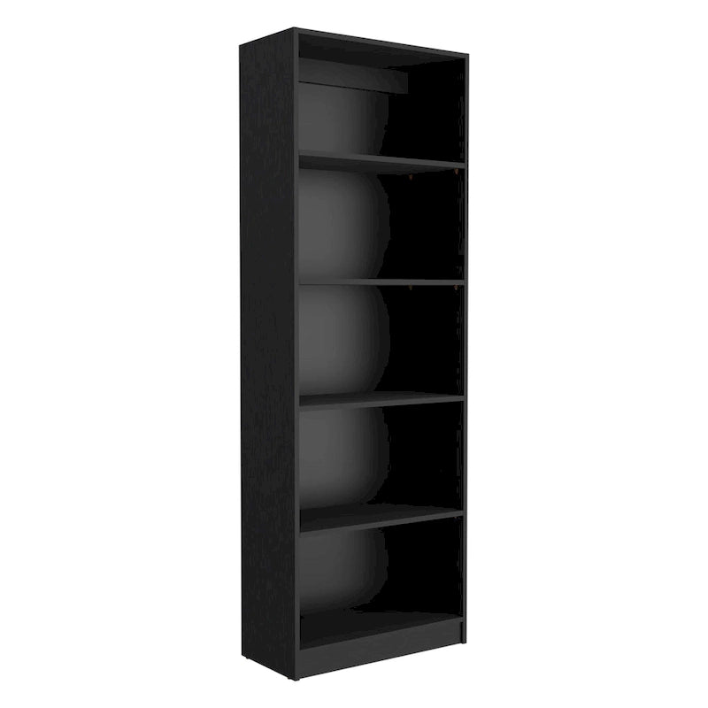 74" breites Bücherregal- und Schranksystem mit 5 Ablagen, 3er-Set