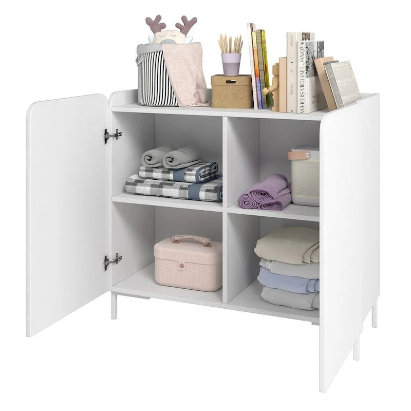 Mid-Century Modern Akzentschrank mit Soft-Close-Türen