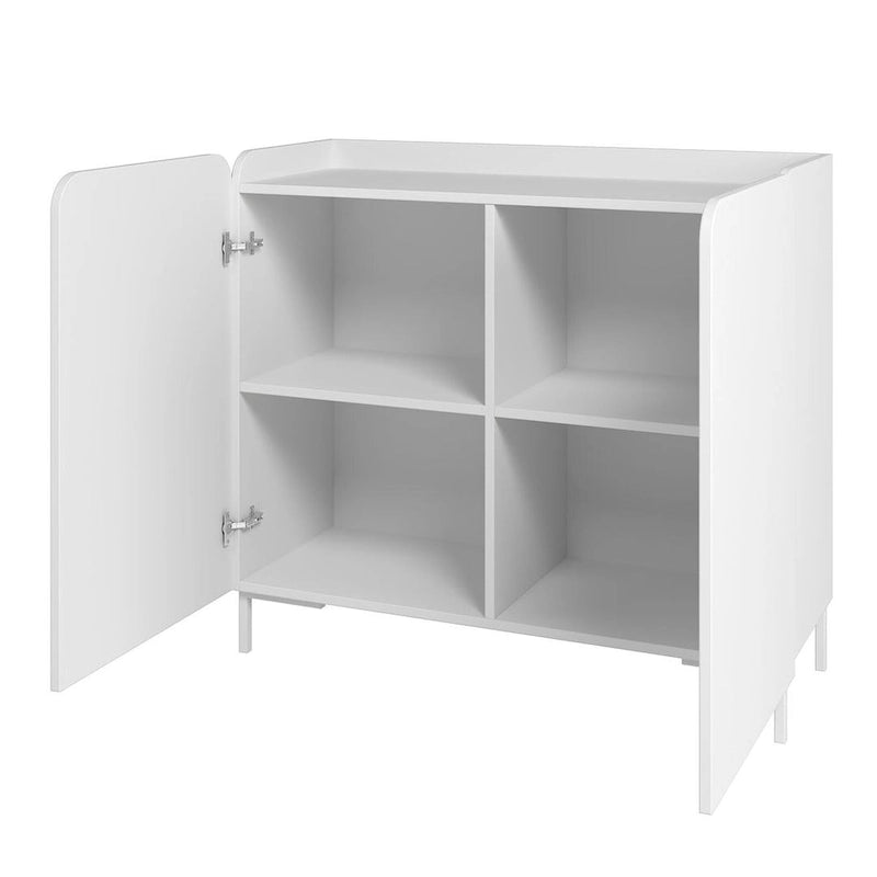 Mid-Century Modern Akzentschrank mit Soft-Close-Türen
