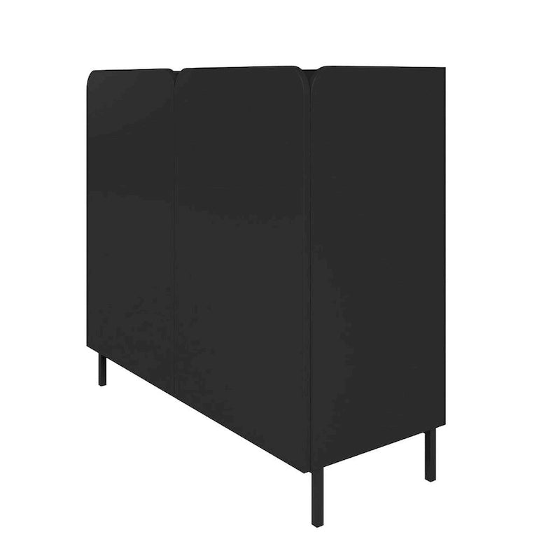 Mid-Century Modern Akzentschrank mit Soft-Close-Türen
