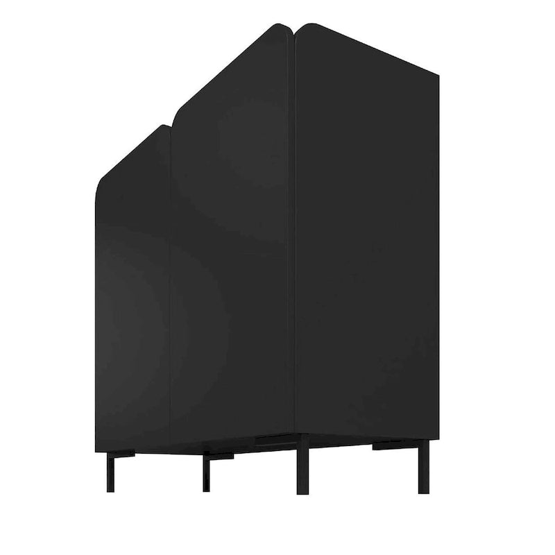Mid-Century Modern Akzentschrank mit Soft-Close-Türen