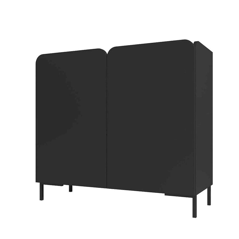 Mid-Century Modern Akzentschrank mit Soft-Close-Türen