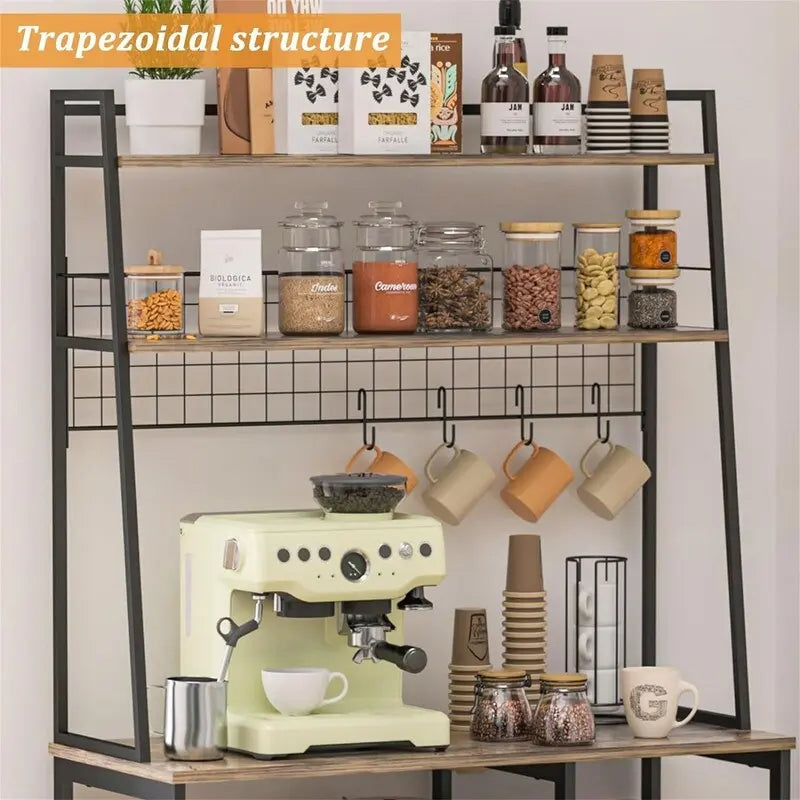 Großer Bauernhaus-Kaffeebar-Schrank