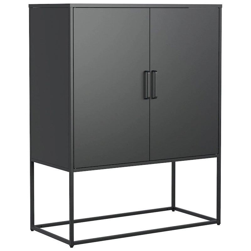 Stahlschrank mit Magnetüren