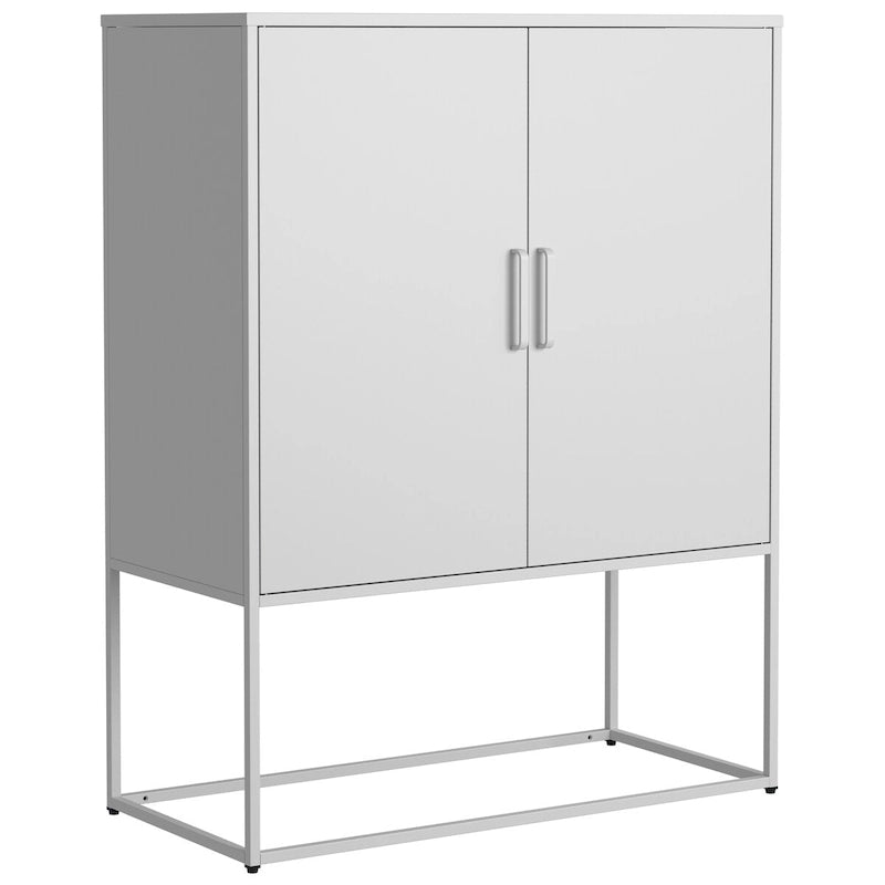 Stahlschrank mit Magnetüren