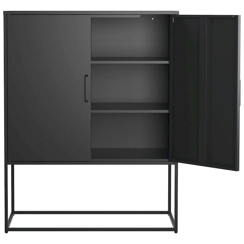 Stahlschrank mit Magnetüren