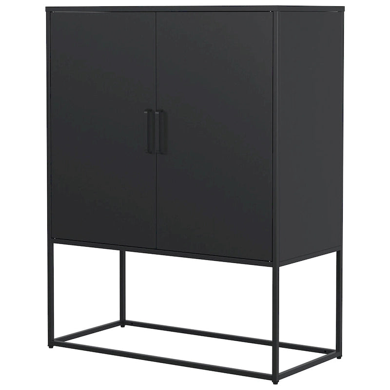 Stahlschrank mit Magnetüren
