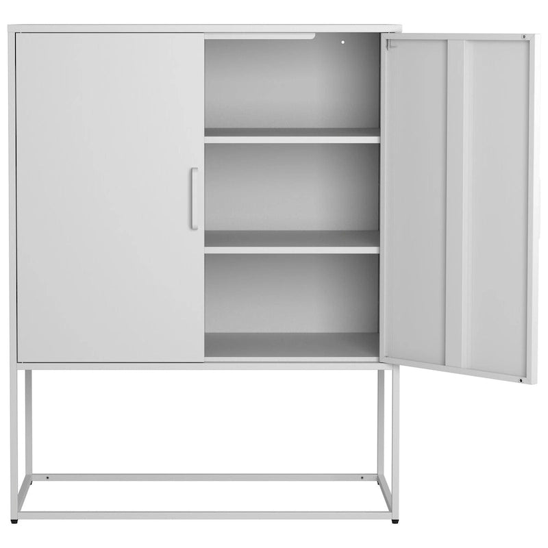Stahlschrank mit Magnetüren