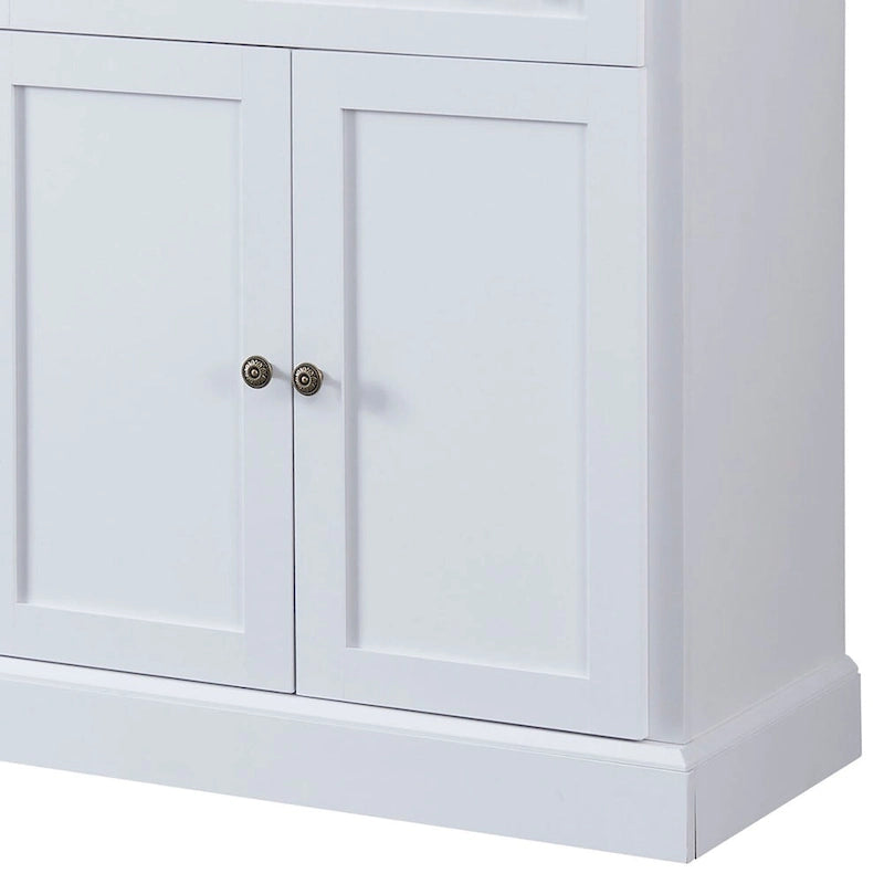 Minimalistisches Sideboard aus Holz mit 2 Schubladen und 2 Türen