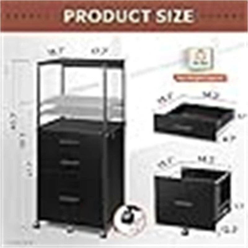 Aktenschrank mit Schubladen – 39,9 T x 45,0 B x 70,4 H