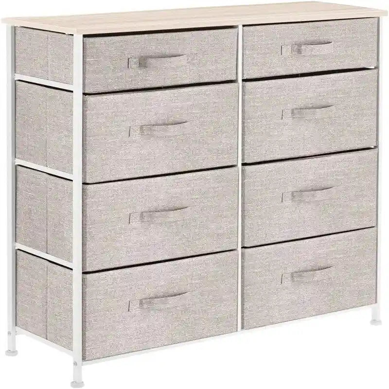 8 schmale, herausnehmbare Schubladen