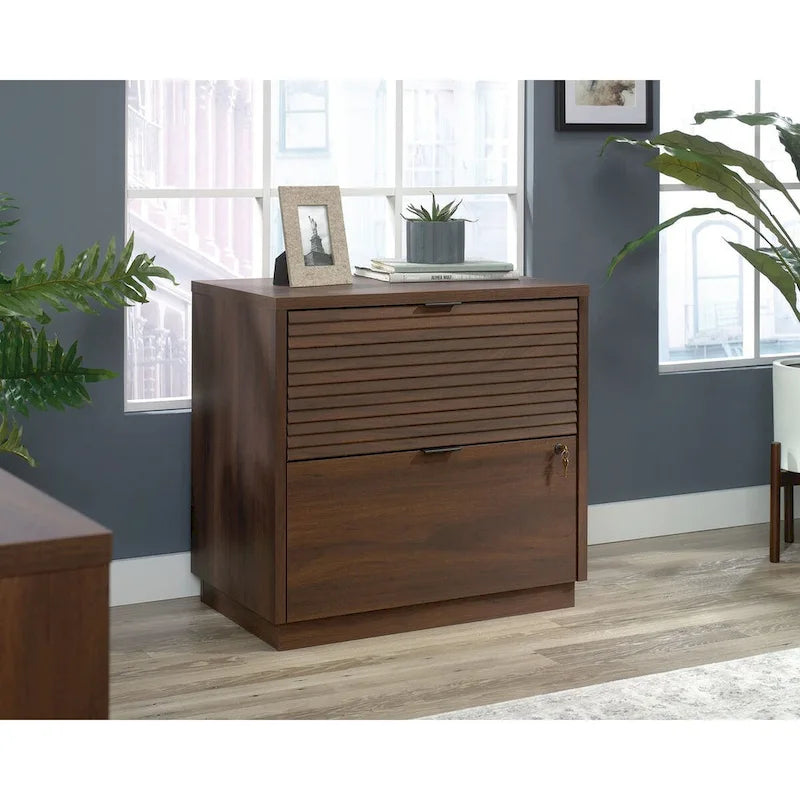 Aktenschrank mit 2 Schubladen – Spiced Mahogany