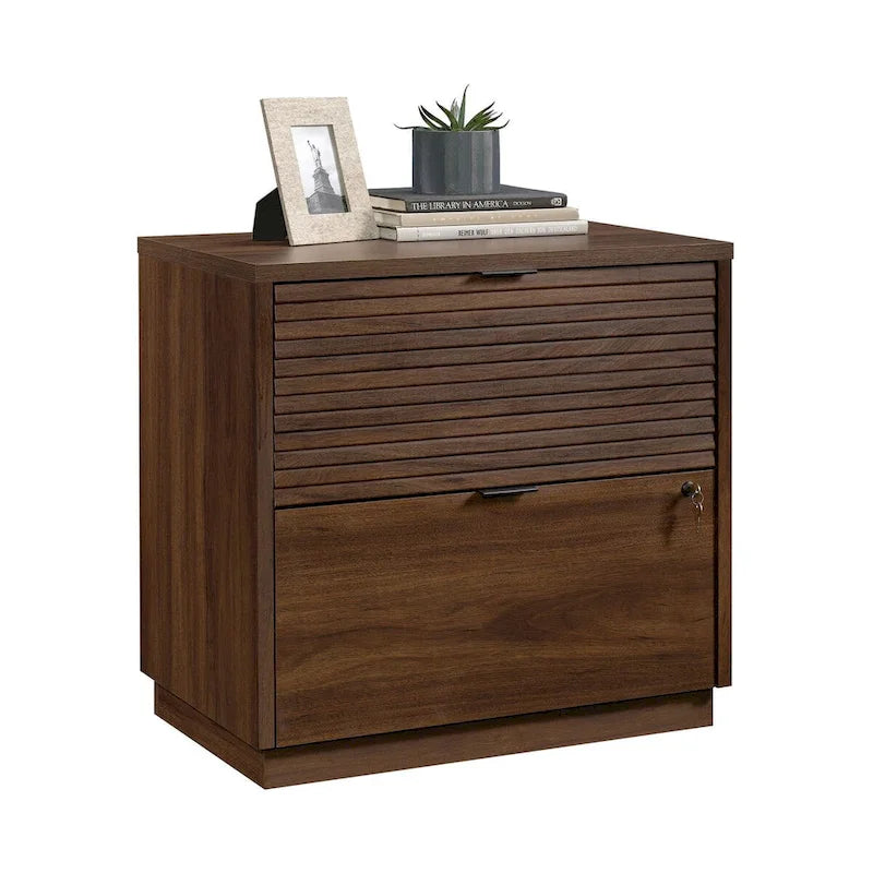 Aktenschrank mit 2 Schubladen – Spiced Mahogany