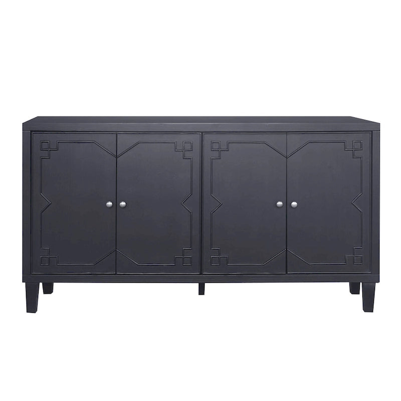 4-türiges Sideboard aus Holz für das Wohnzimmer