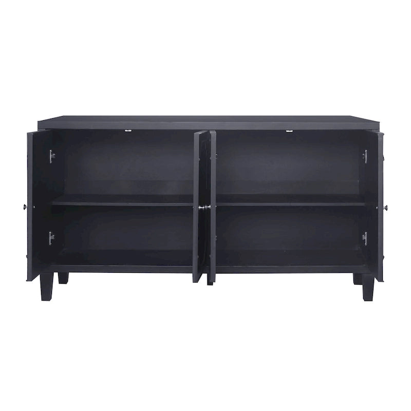 4-türiges Sideboard aus Holz für das Wohnzimmer