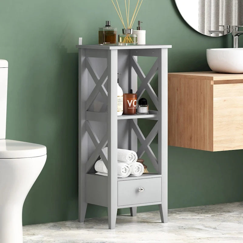 Badezimmer-Bodenschrank